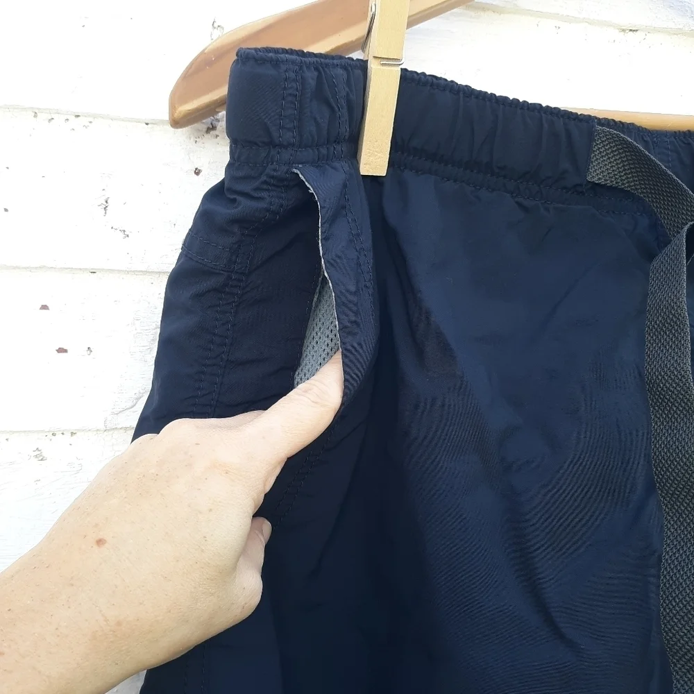 Columbia Nylon Shorts Black Size Large